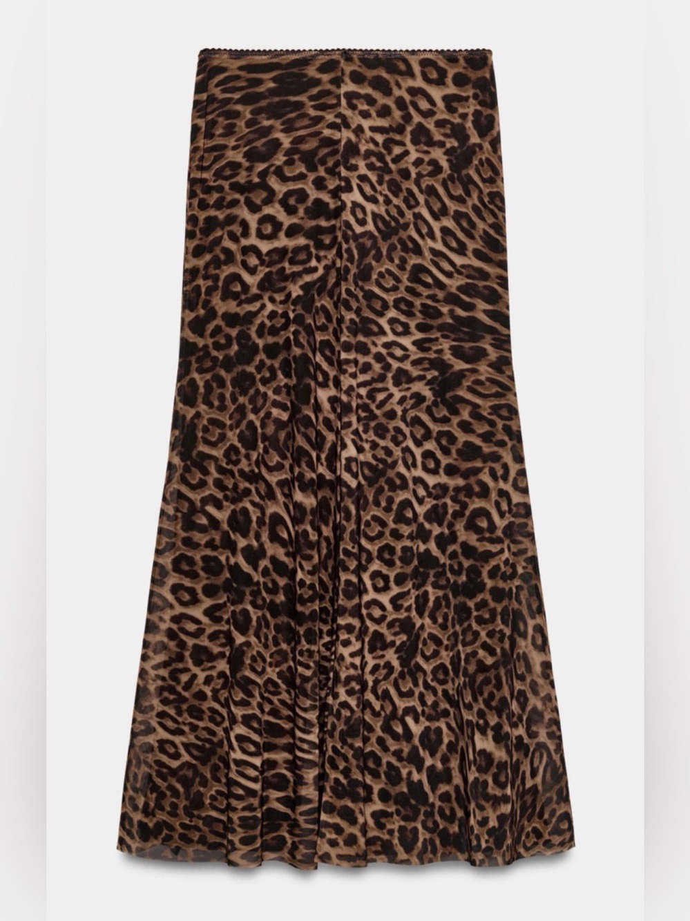 ℕ𝔼𝕎: Zara NWT Leopard Print Maxi Skirt - Brown